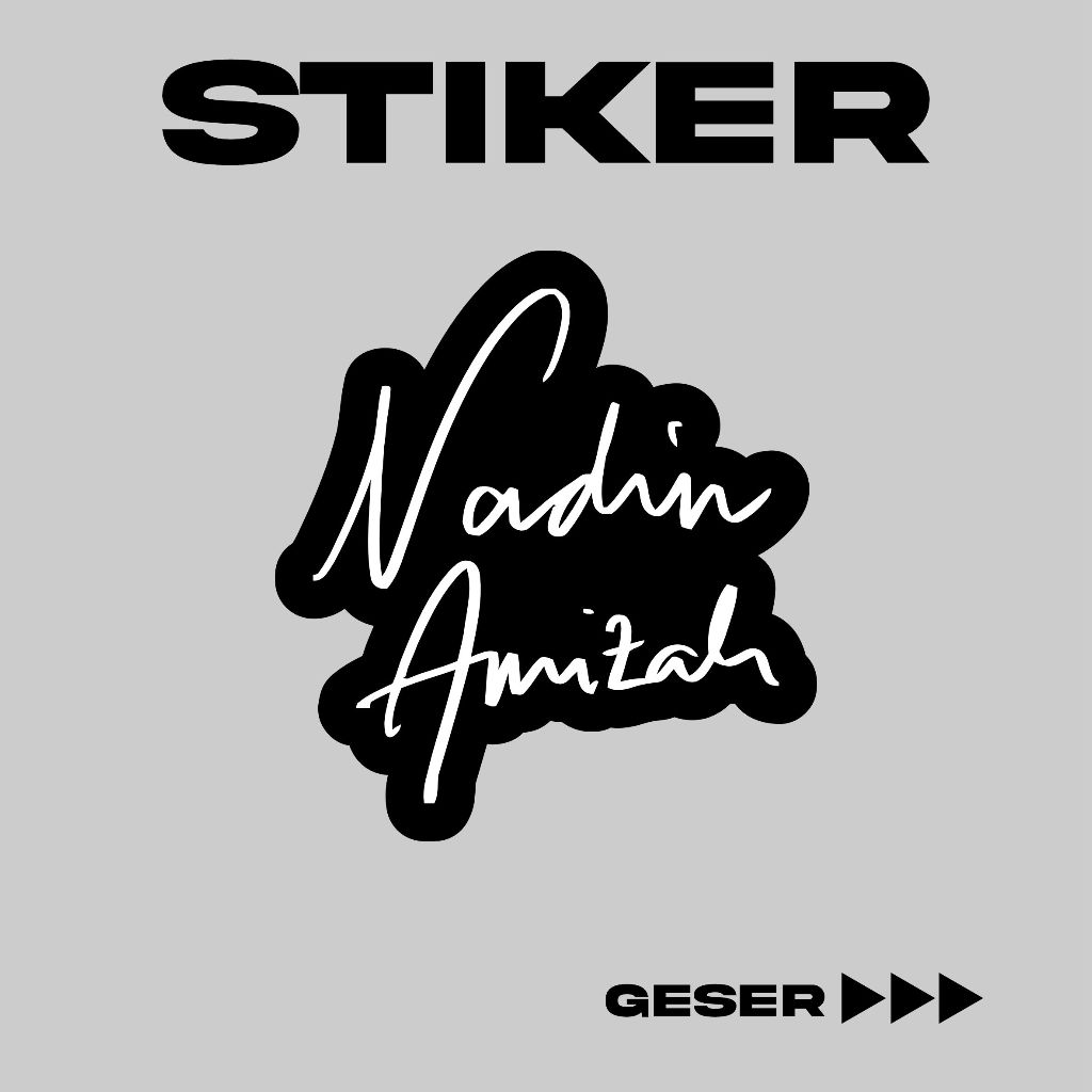 Sticker Nadin Amizah 3biji