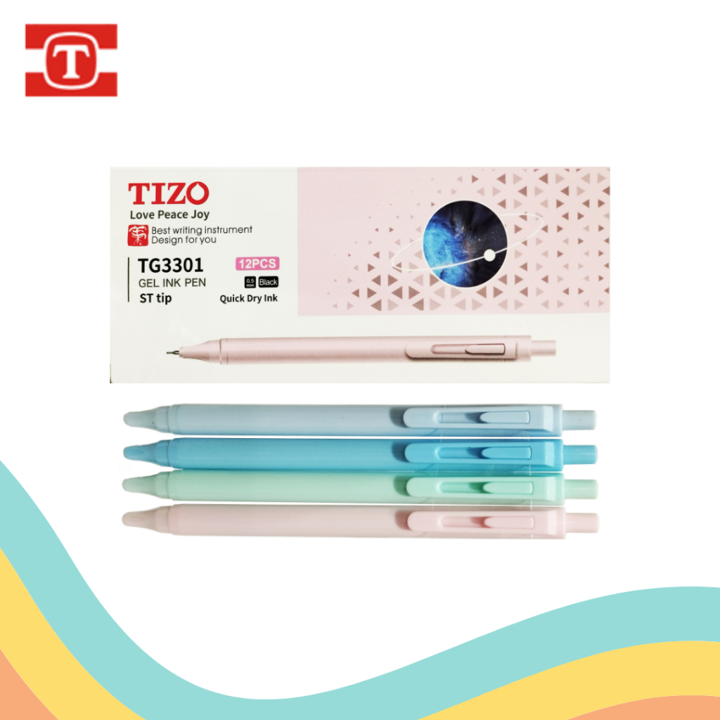 

GEL PEN TIZO TG-3301 (12 PCS)