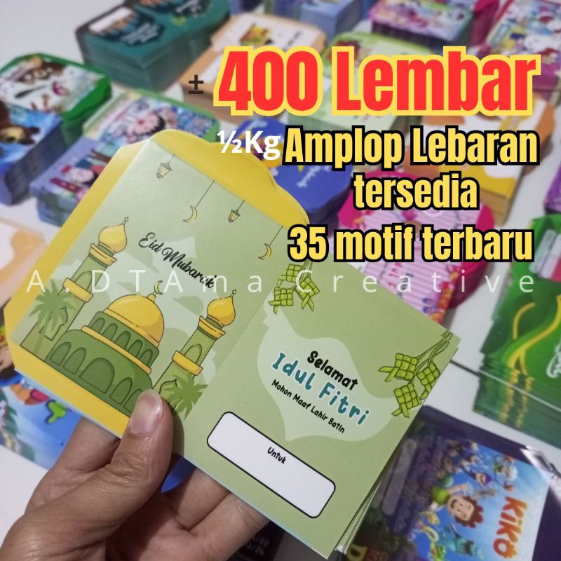 

(COD) Amplop lebran murah / grosir amplop lebaran /motif karakter dan islami