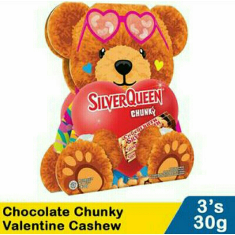 

Silverqueen silver queen Chunky Bar Chocolate 90 gr | Coklat Cokelat Valentine