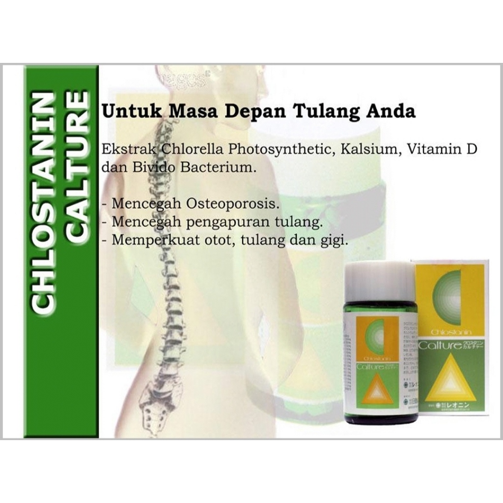 CHLOSTANIN CALTURE VITAMIN UNTUK TULANG