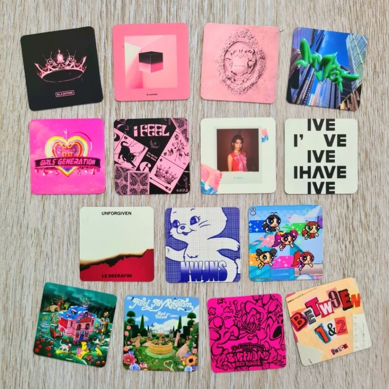 ["X" PRJCT] Album Cover Magnet Kulkas K-POP (aespa, Blackpink, SNSD, (G)I-DLE, IU, IVE, Le Sserafim,