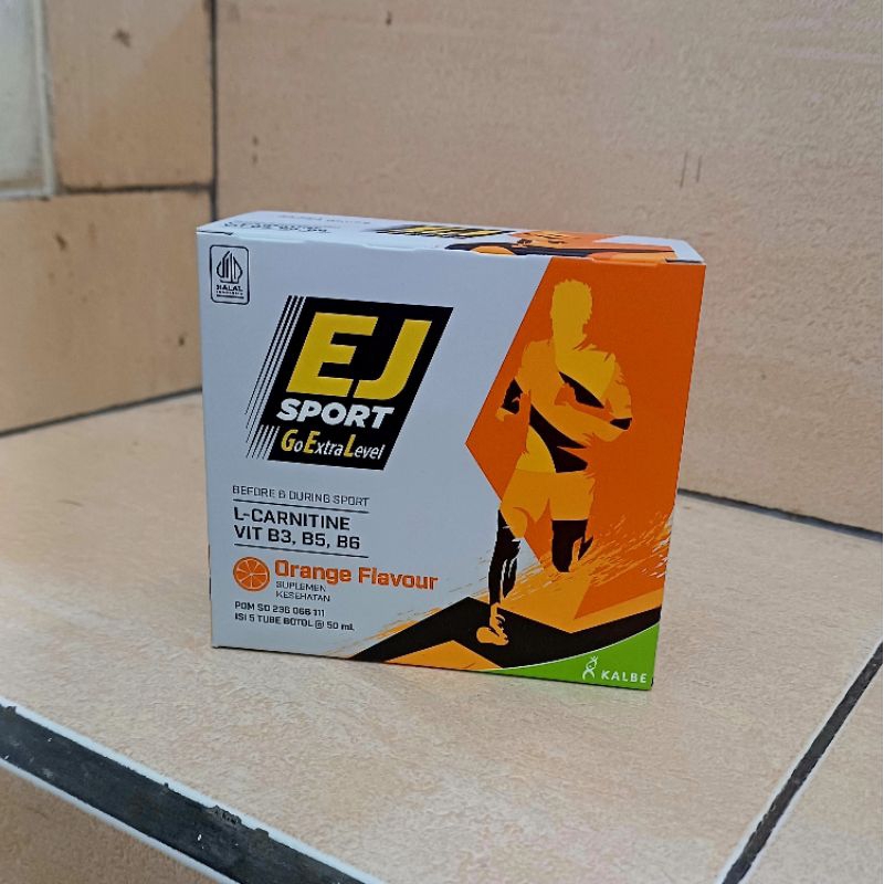 EJ sport go extra level .. extra joss energy gel .. GO EXTRA LEVEL .. orange flavour