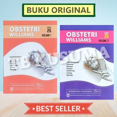 OBSTETRI WILLIAMS EDISI 25 VOLUME 1 + 2 (1 SET) ORIGINAL - CUNNINGHAM / WILLIAM
