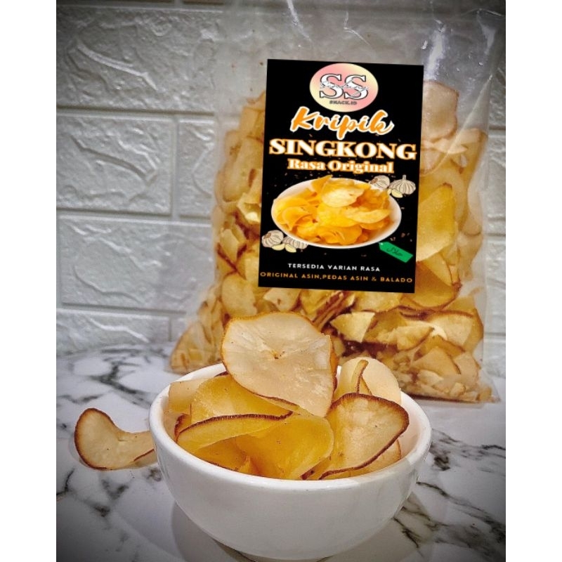 

Kripik Singkong Rasa Original Asin (500gr)