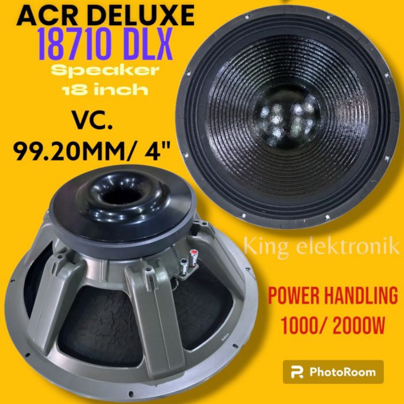 SPEAKER 18INCH ACR 18710DLX DELUXE