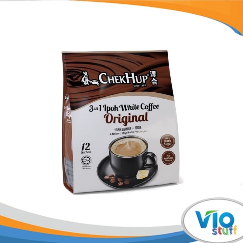 

CheckHup 3in1 White CoffeeOriginal Malaysia isi 12 Sachet