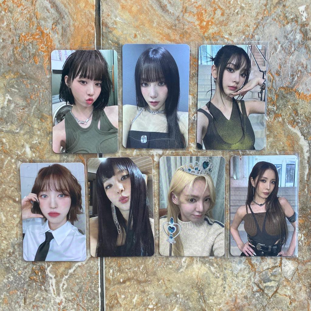 Photocard GOT The Beat Girls On Top Stamp On It (SMini Ver.) Karina Winter Wendy Seulgi Taeyeon Hyoy