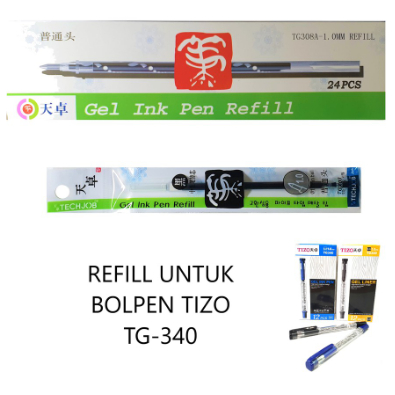 

1 Pcs reffil Pena 1.0 Tizo Hitam & Biru ( Pcs )