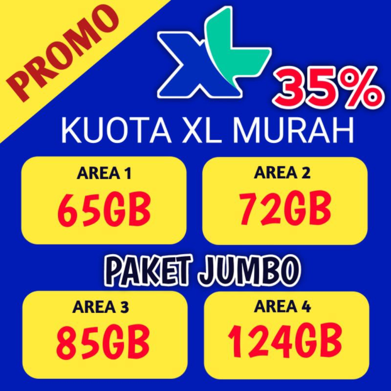 Promi kuota XL paket jumbo termurah