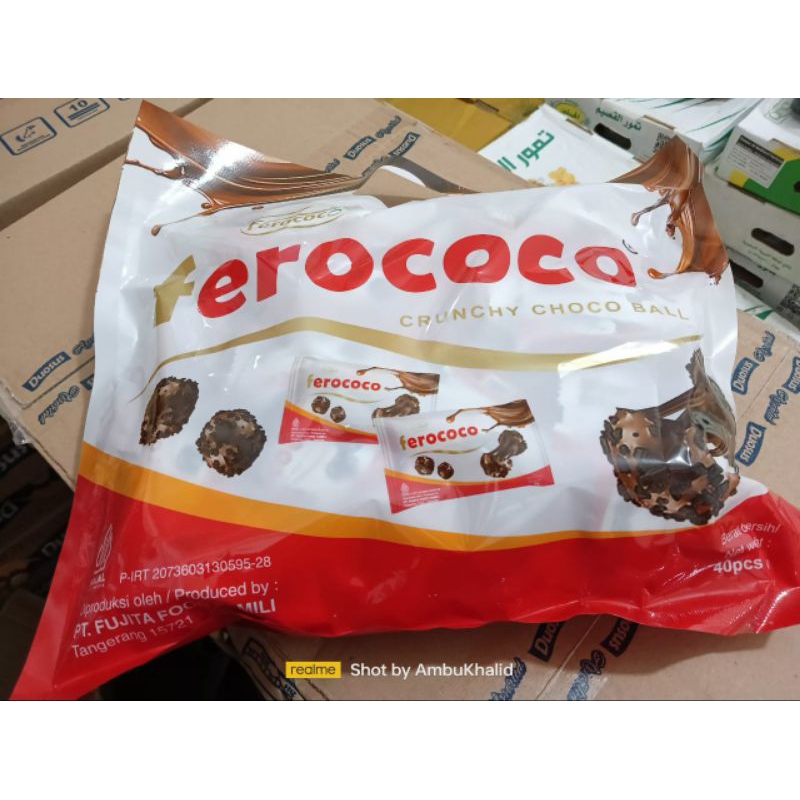 

Coklat Ferococo Crunchy Choco Ball 1 Bag isi 40