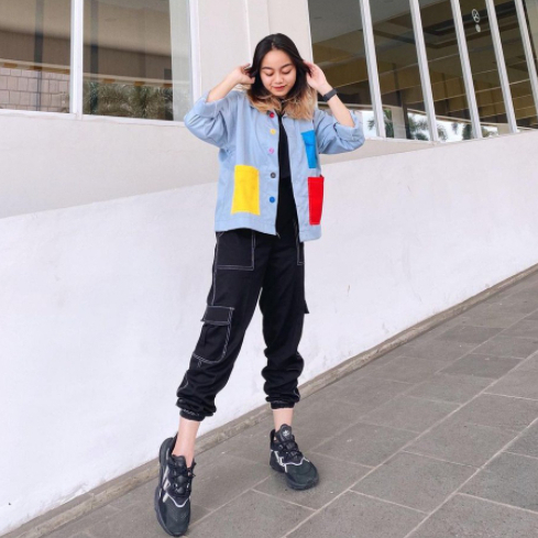 CELANA JOGGER PANTS HITAM, COKSU, PUTIH, PURPLE, ARMY S-XXXXL JOGER WANITA PRIA UNISEX