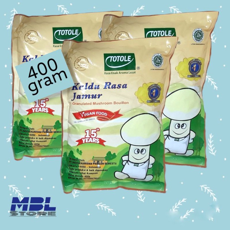 

1212 Terlaris Totole Kaldu Jamur 4 gram