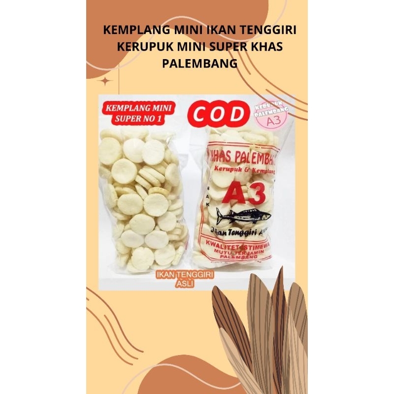 

KEMPLANG MINI IKAN TENGGIRI KERUPUK MINI SUPER KHAS PALEMBANG