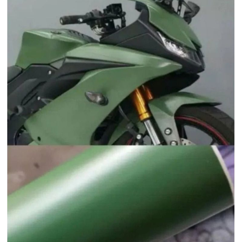 SKOTLET HIJAU ARMY DOFF SCOTLET STIKER MOTOR HIJAU GLOSSY