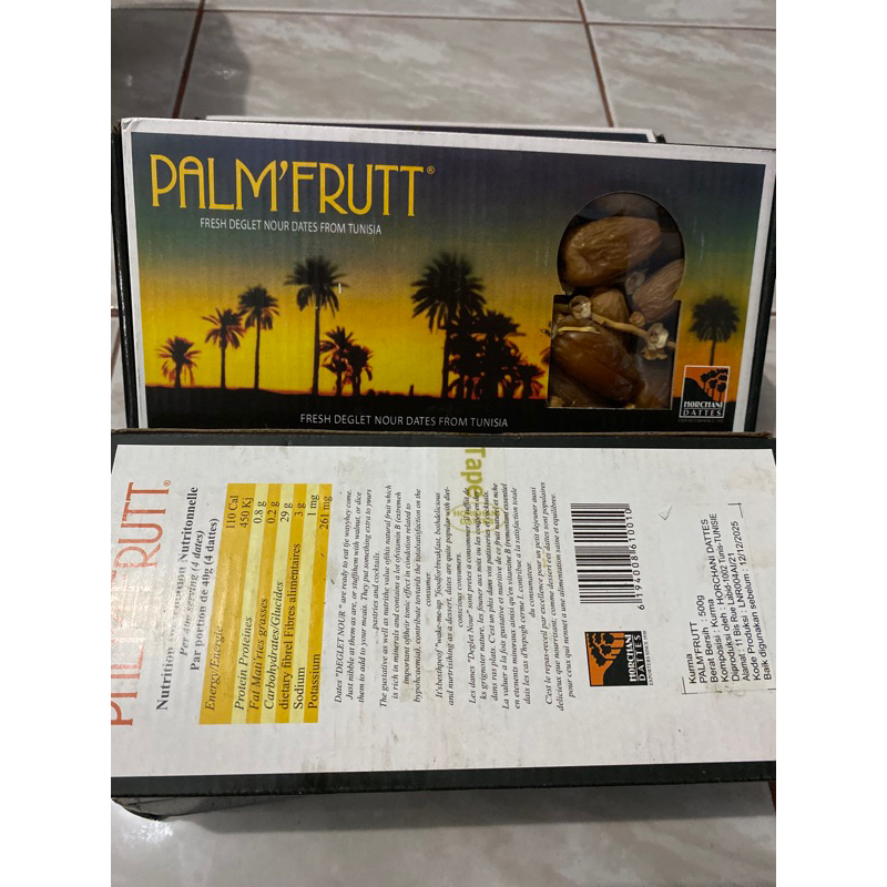 

Kurma Palm Frutt Fruit/Kurma Tunisia Tangkai 500 gram