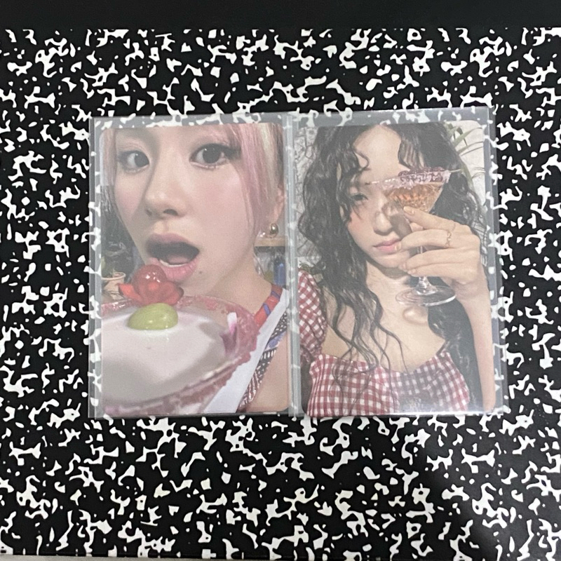PHOTOCARD CHAEYOUNG MINA GELAS COCKTAIL TWICE ALCHOHOL FREE OFFICIAL