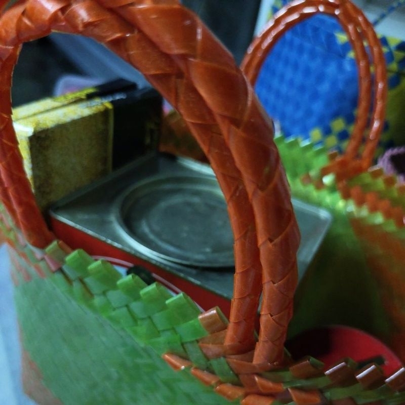 

Tas anyaman kaca size XL tas belanja, tas berkat, tas parcel, tas hampers