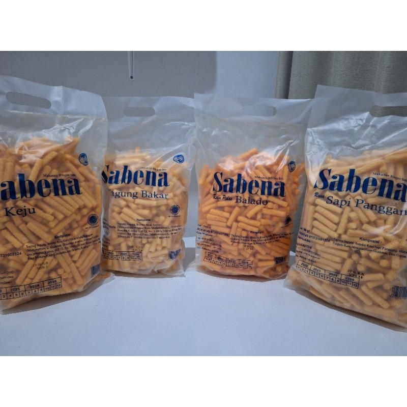 

Sabena stick aneka Snack sabena gurih mantab