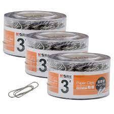 

Klip Kertas No.3 M&G Toples isi 200 pcs Paperclip Besi