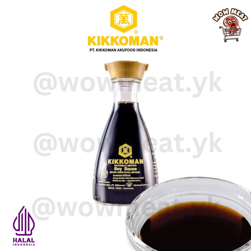 

Kikkoman Soy Sauce / Kecap Asin Jepang Halal 150 ml