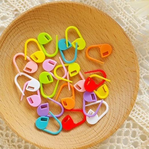 Peniti Plastik Warna Warni Isi 10 Warna Random Rainbow Kualitas Bagus Plastic Accessories Jarum Keru