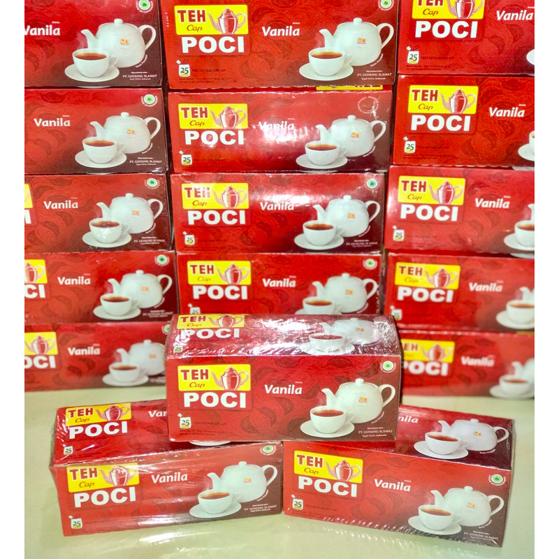 

TEH CELUP CAP POCI VANILA ISI 25 KANTONG