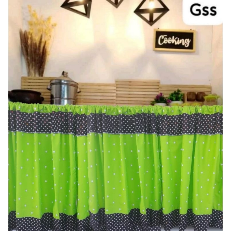 GORDEN KOLONG DAPUR.GORDEN HIJAU GORDEN MOTIP.GORDEN MINIMALIS