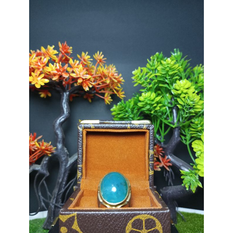 Cincin Batu Bacan Kristal 100%ORIGINAL