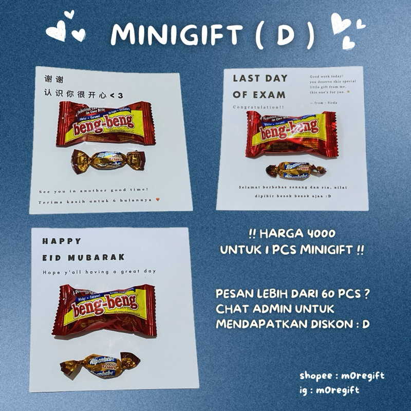 

SNACK MINIGIFT ( D )