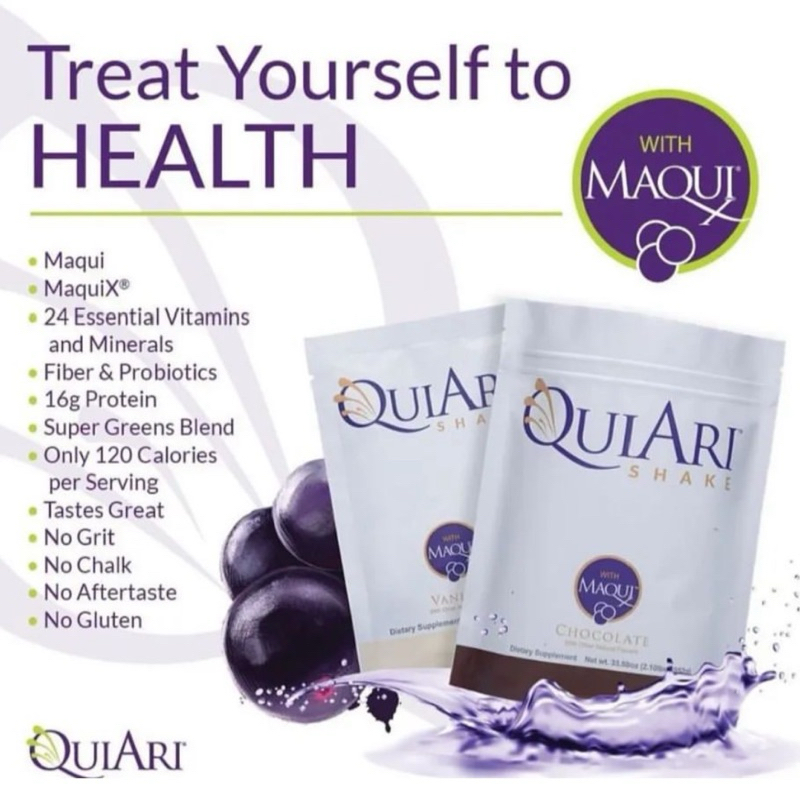 Quiari Protein Shake from Maqui Berry - suplemen diet tinggi nutrisi