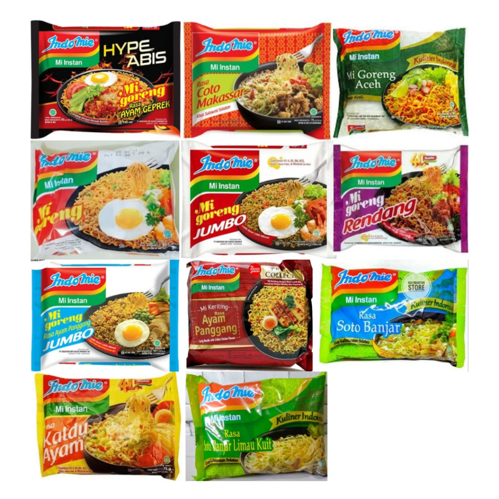 

Indomie Mie Goreng/ Kuah All Variant