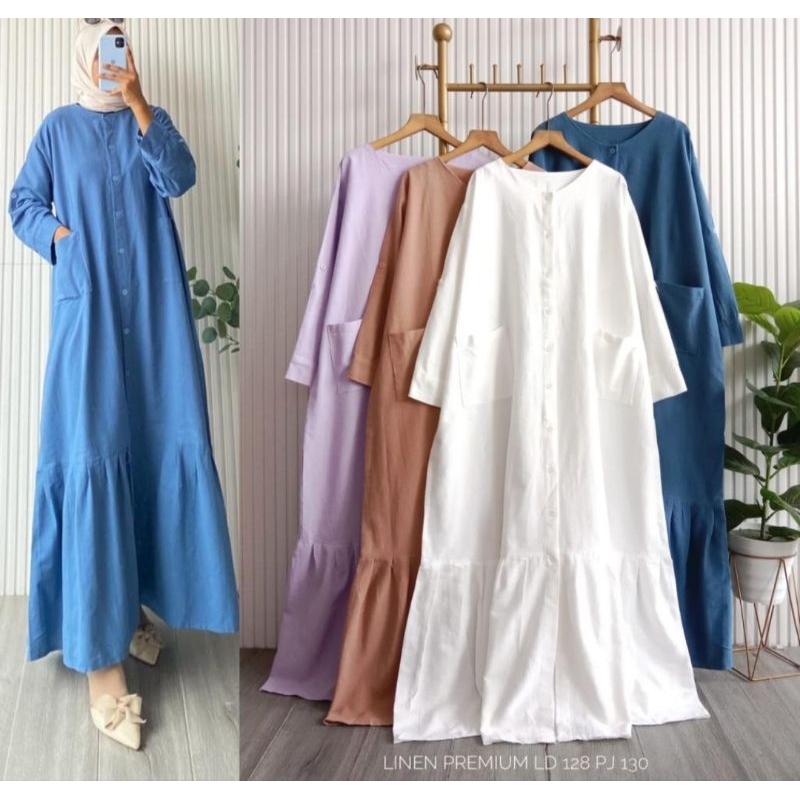 DRESS LINEN PREMIUM JUMBO LD 128 P130