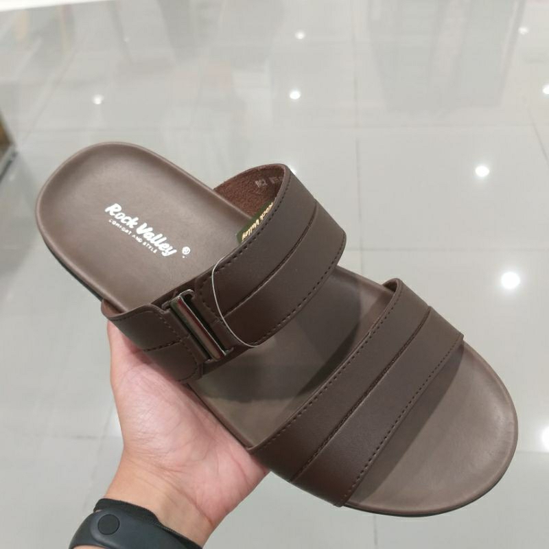 ROCK VALLEY Sandal Slide Pria Model Simple Original Brand Matahari