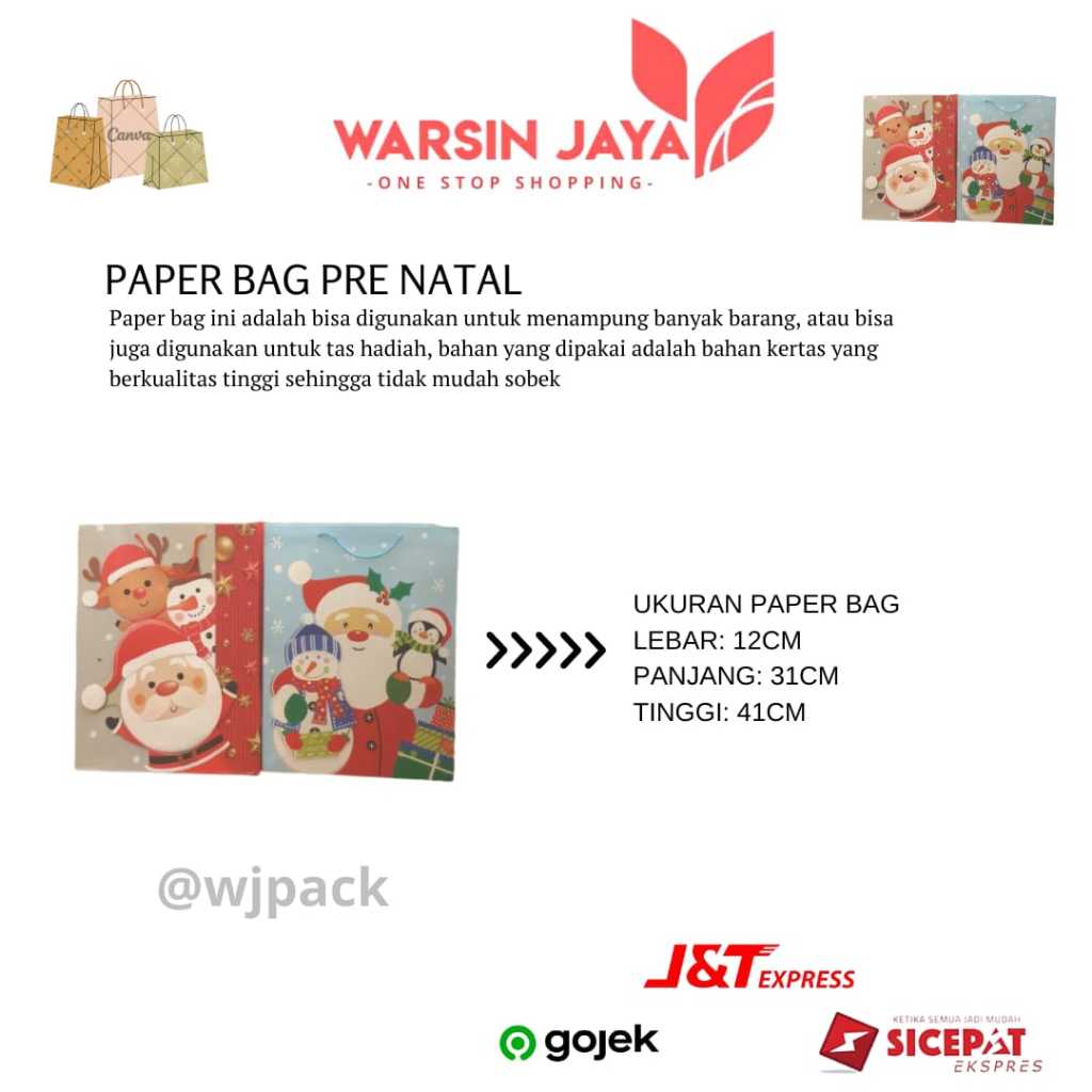 

paper bag pre natal uk 31x41x12