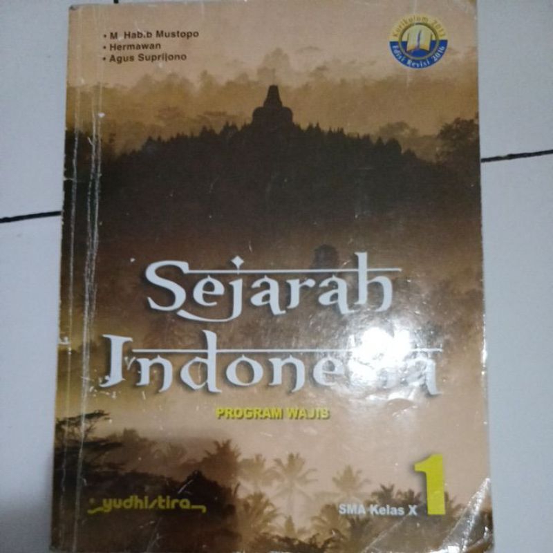 BUKU SEJARAH KELAS 10 YUDHISTIRA