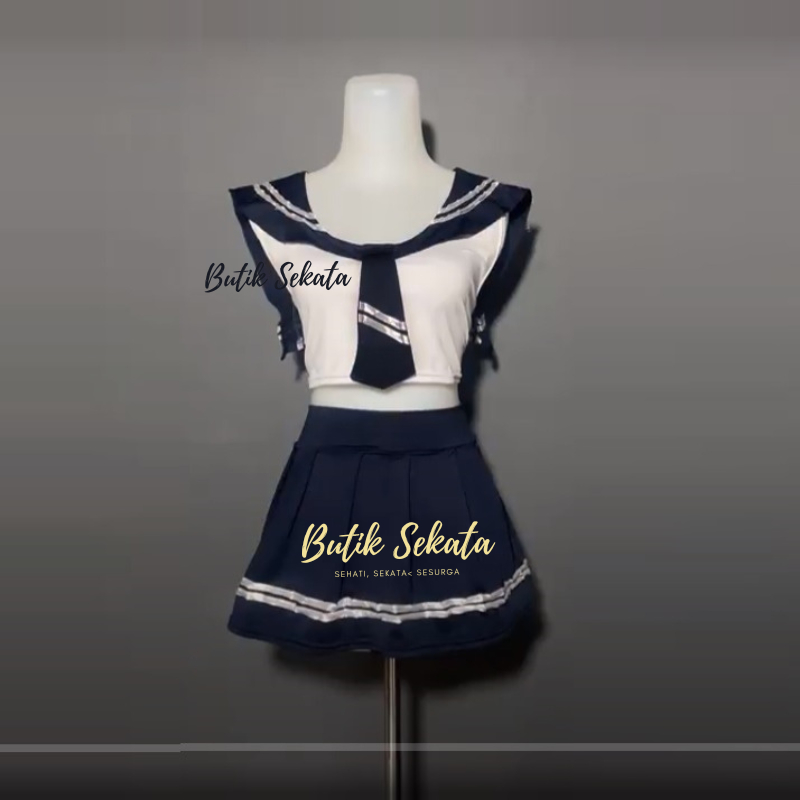 Lingerie Cosplay S-9XL Premium Halus Super Adem Jumbo Big Size Murid Anak Sekolah Student Costume Co