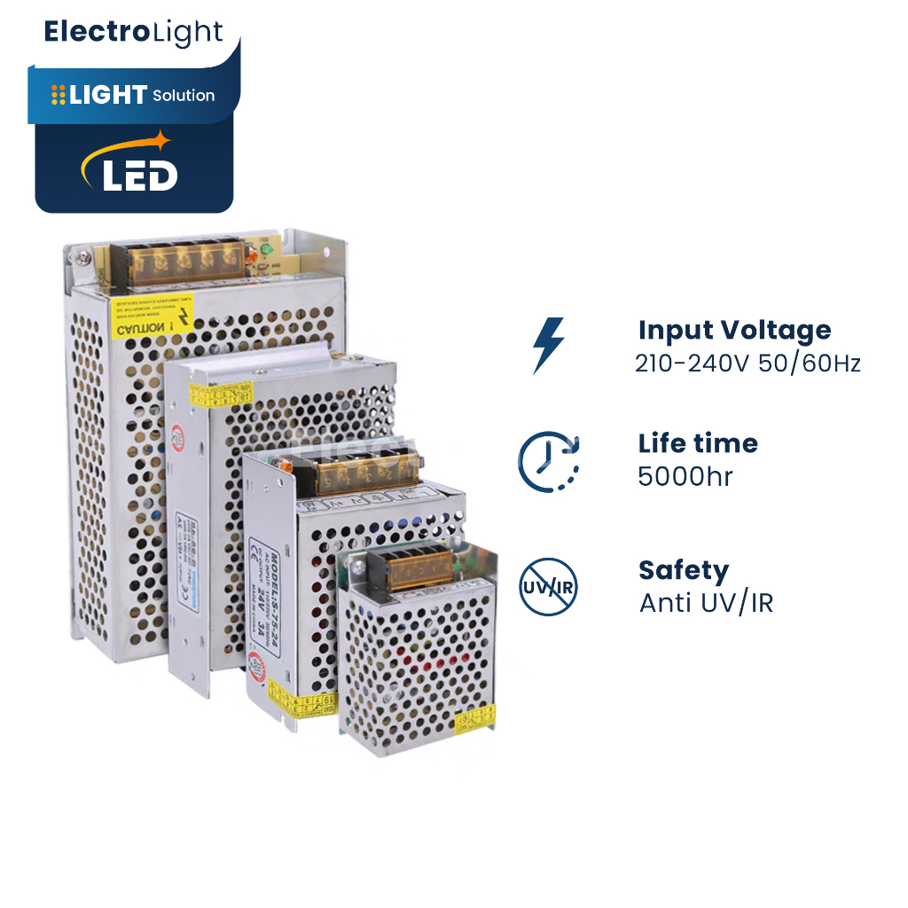 Trafo adaptor power suply 12V 3A 5A 10A 20A 30A Untuk lampu strip LED