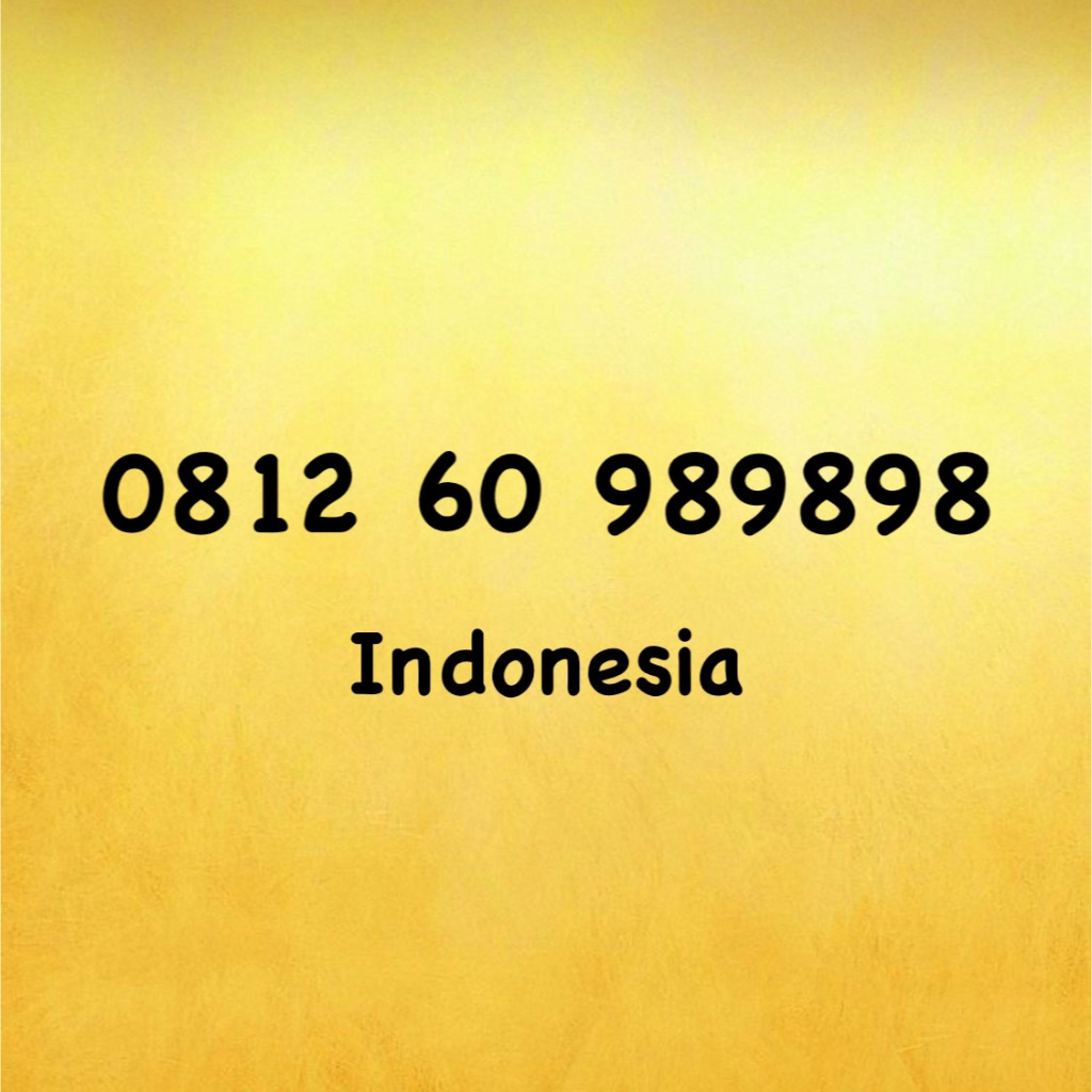 Nomor Cantik Simpati Triple AB - 98 - 9898 - 1998 - 0812 60 989898