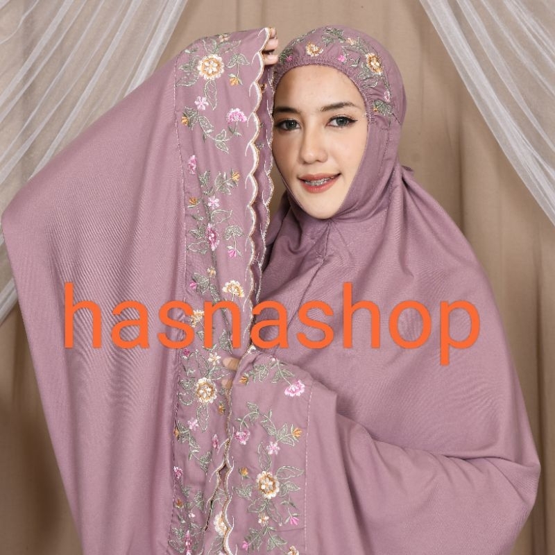 Mukena Bordir Termurah dan Terbaru jumbo by hasnashop