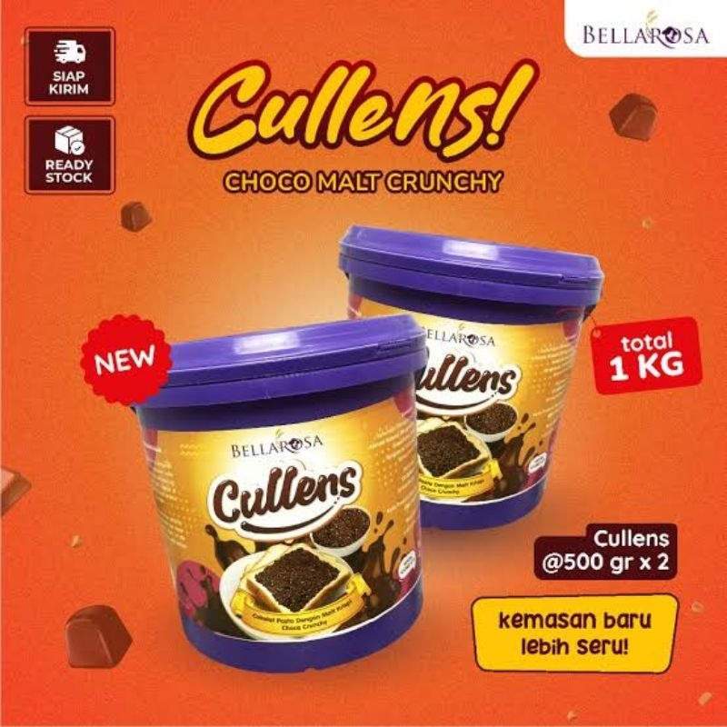 

Cokelat Viral Cullens Bellarosa Choho Crunchy Isi 2