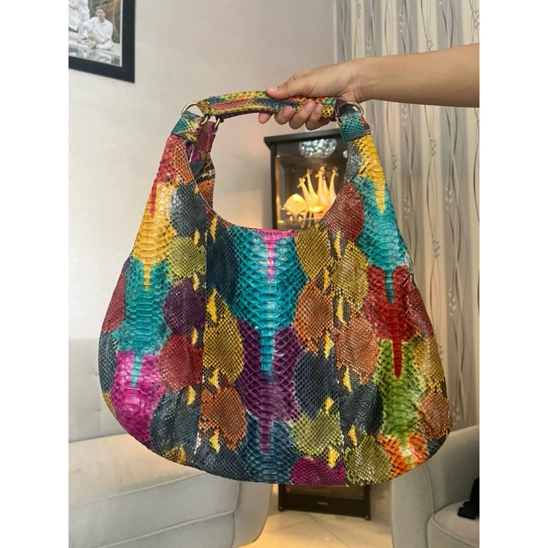 Tas kulit ular asli preloved