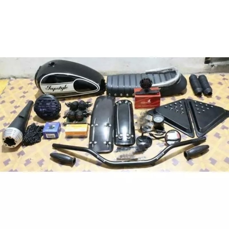 paket body japstyle gl megapro tiger scorpio thunder125 murah