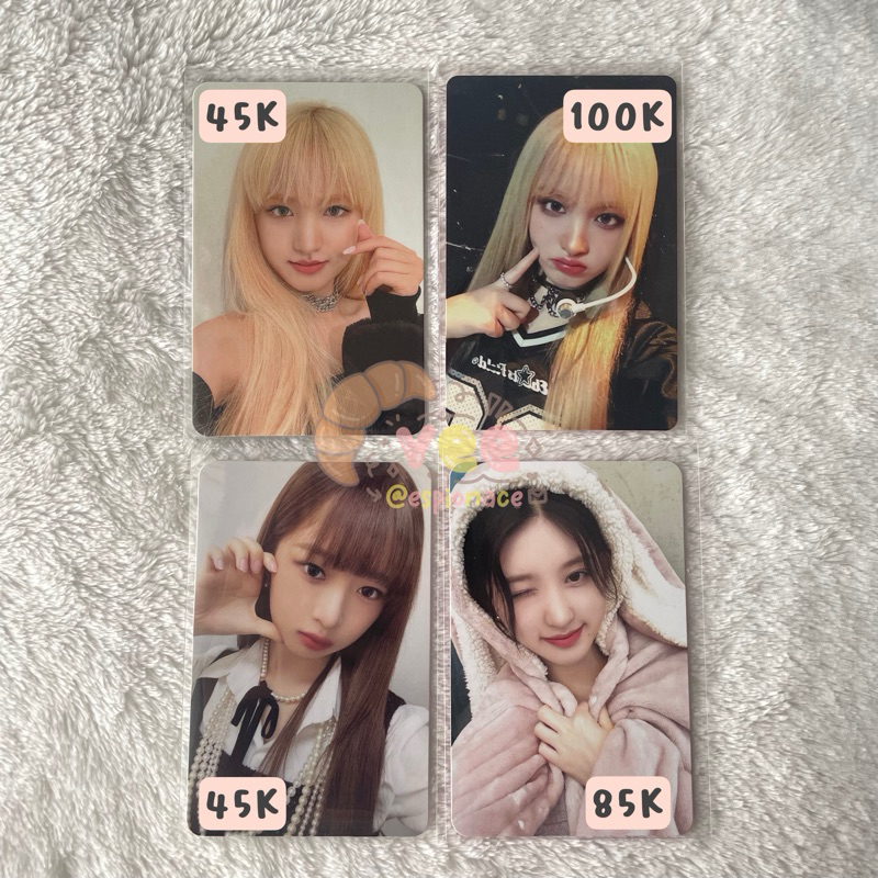 ive photocard [liz, rei, gaeul]