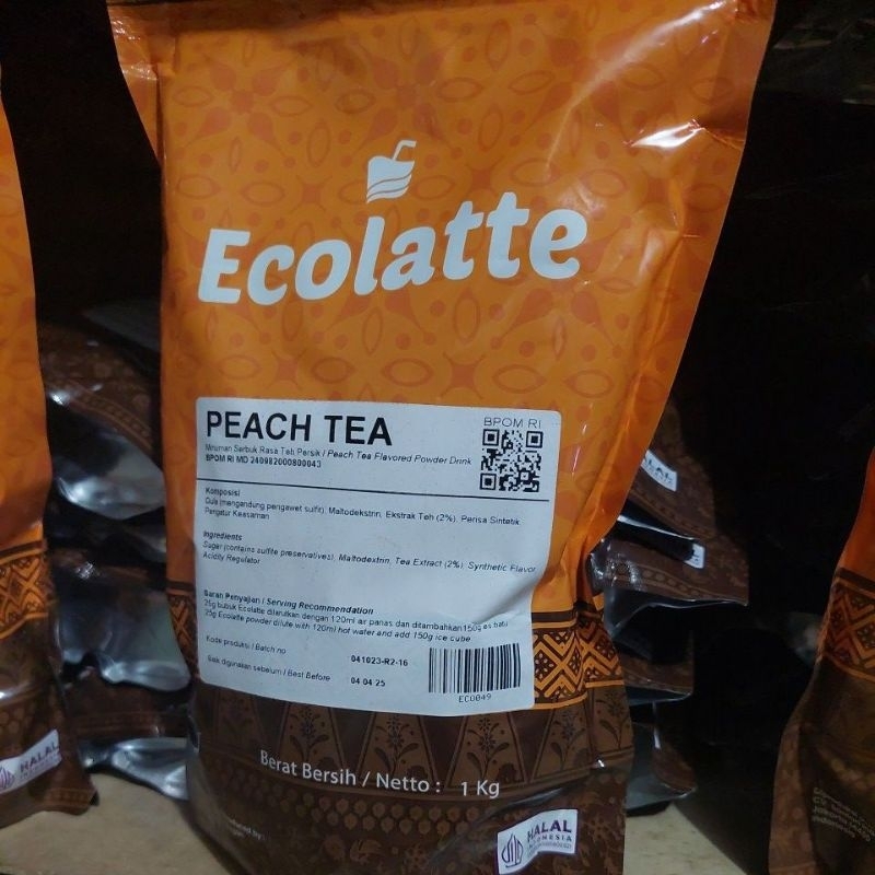 

ECOLATTE PEACH TEA 1KG