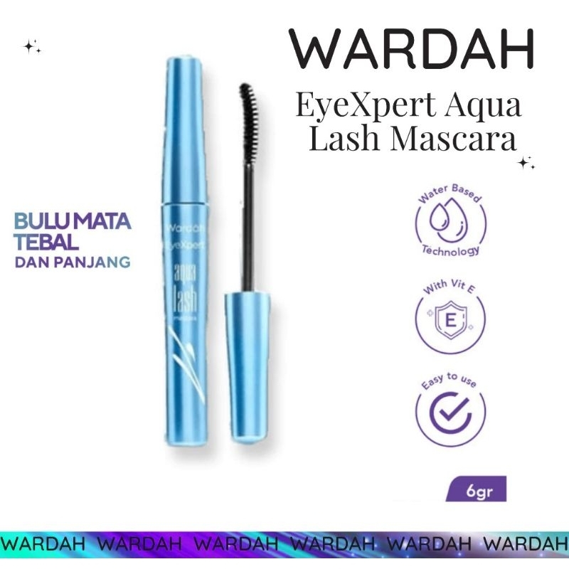 MASCARA AQUA LASH WARDAH/WARDAH MASCARA