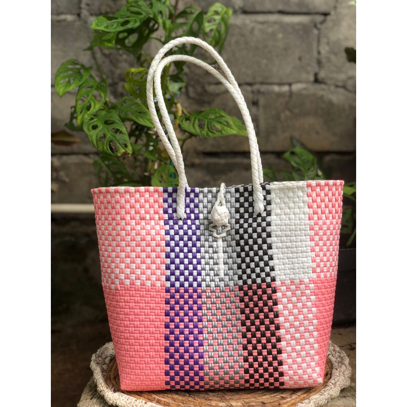TAS JALI TOTE BAG/TAS JALI PREMIUM/TAS JALI 2line/TOTE BAG/SHOULDER BAG/TAS JALI PINK
