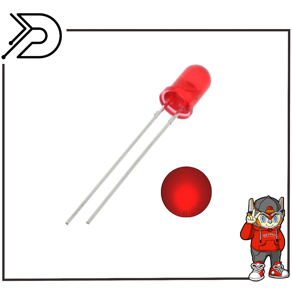 LED 5mm Diode Warna Merah