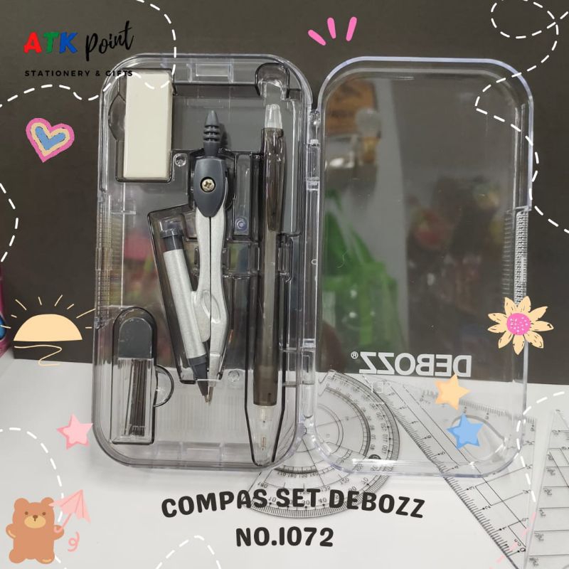 

ATK-POINT | DEBOZZ COMPASS SET | SET JANGKA + PENGGARIS DBC-1072