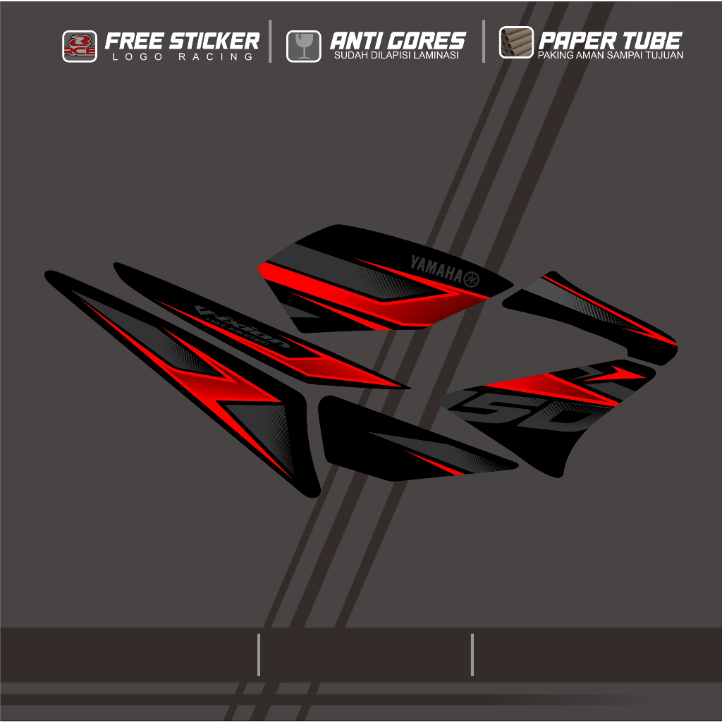 STRIPING STIKER VIXION OLD FULL VARIASI